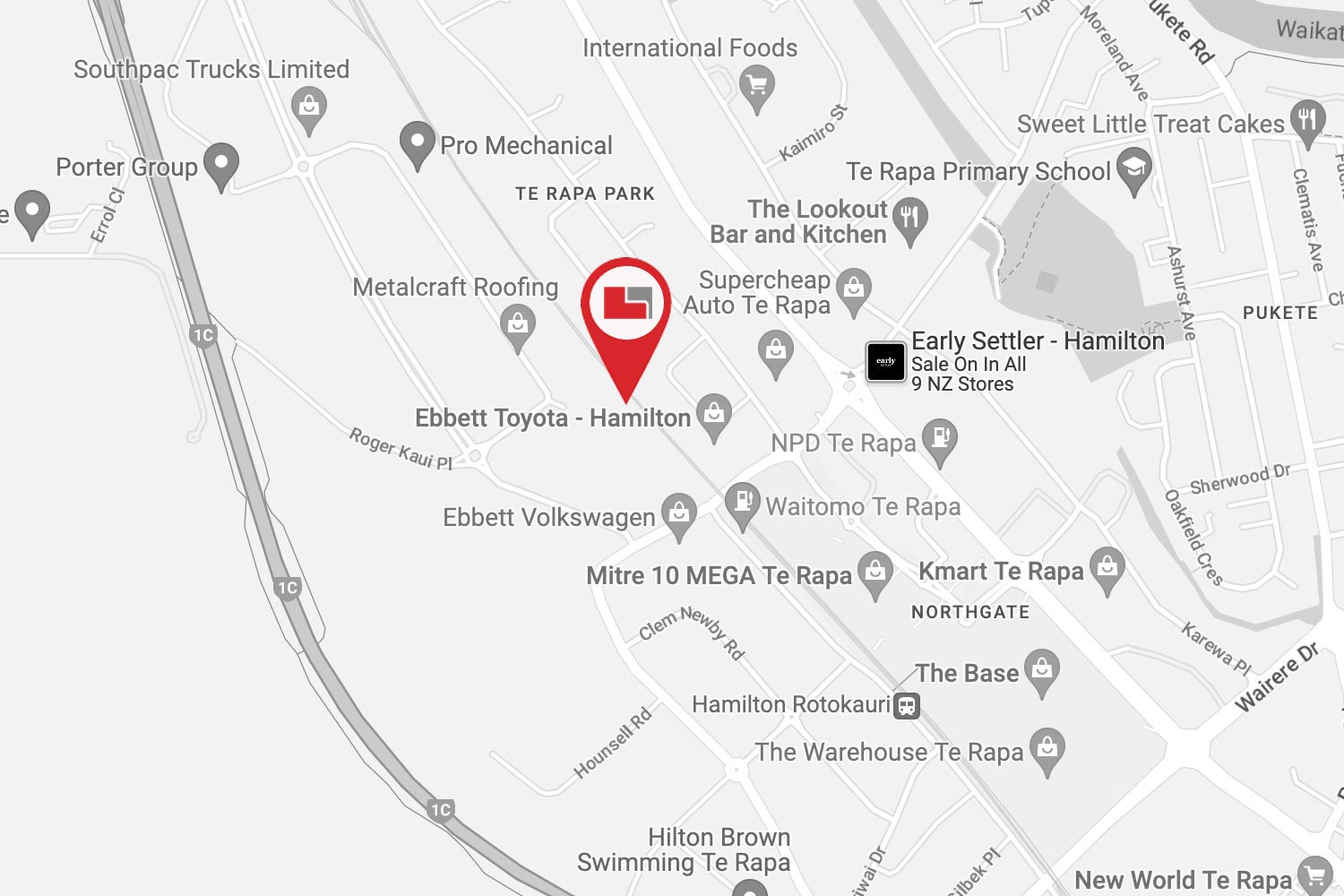 Hostess Hamilton Map 2